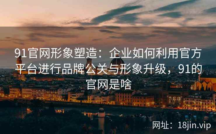 91官网形象塑造：企业如何利用官方平台进行品牌公关与形象升级，91的官网是啥